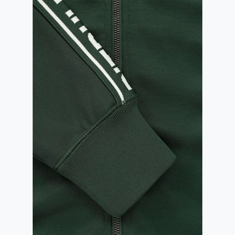 Чоловіча спортивна куртка Pitbull Trackjacket Tape Logo Terry Group bottle green 8