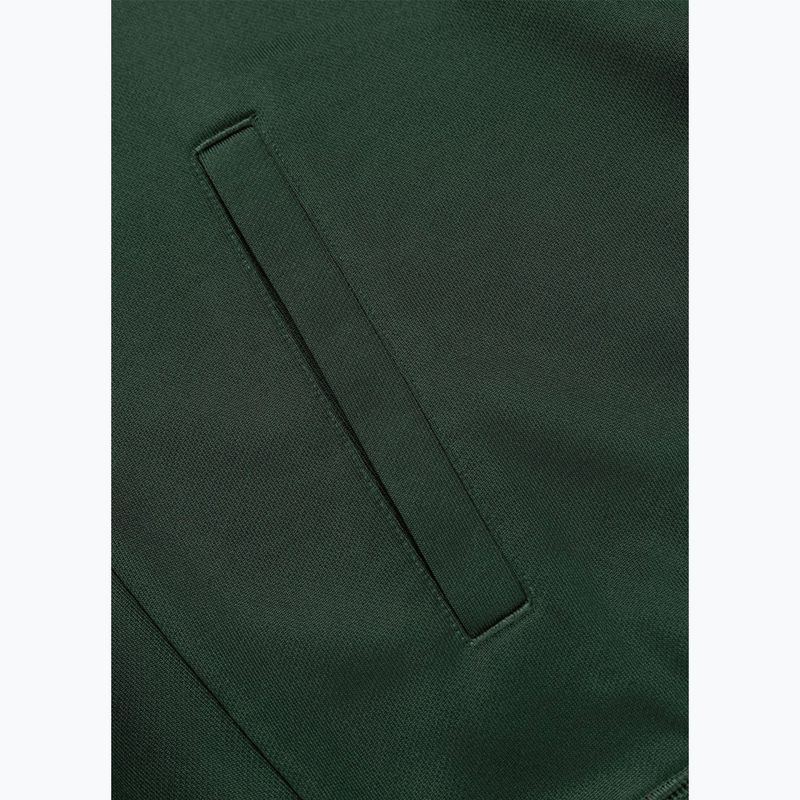 Чоловіча спортивна куртка Pitbull Trackjacket Tape Logo Terry Group bottle green 10