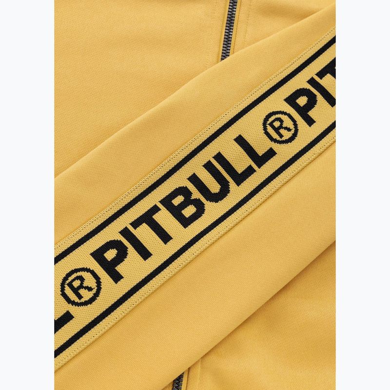 Чоловіча худі Pitbull Trackjacket Tape Logo Terry Group pale yellow 12