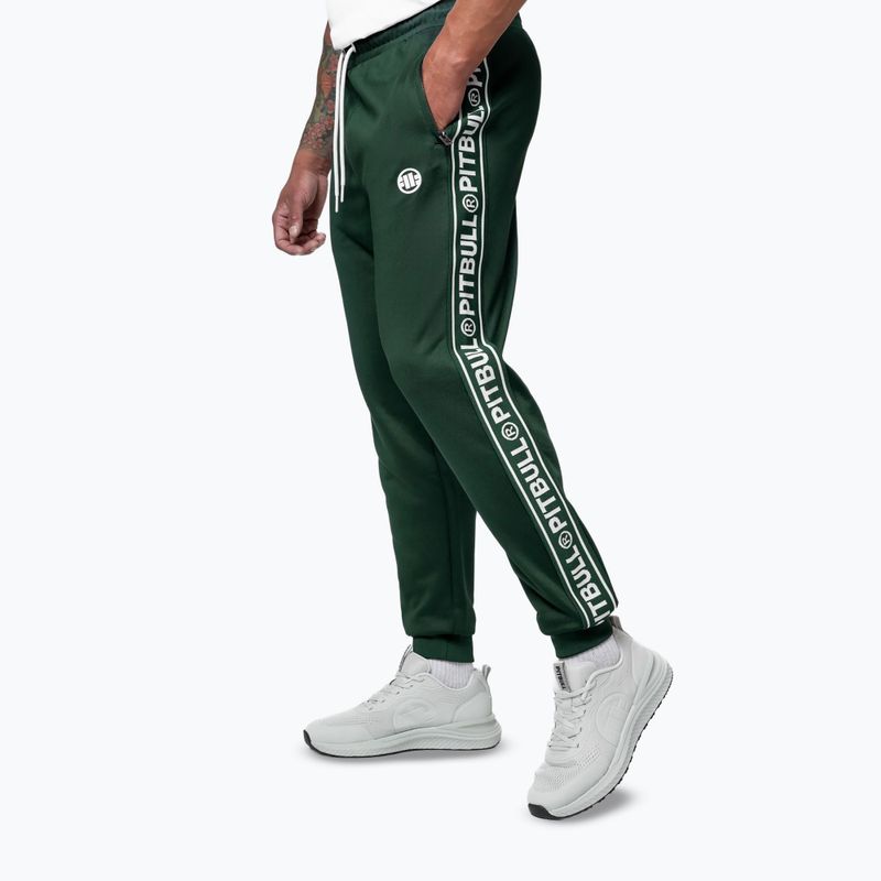 Чоловічі штани Pitbull Trackpants Tape Logo Terry Group bottle green 5