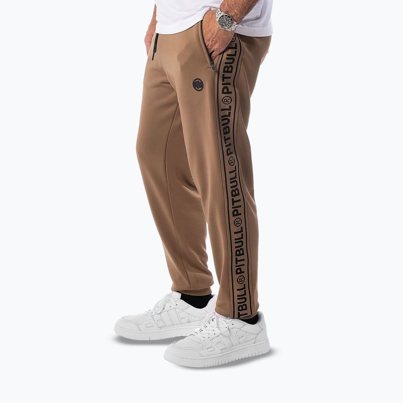 Чоловічі спортивні штани Pitbull Trackpants Tape Logo Terry Group coyote brown