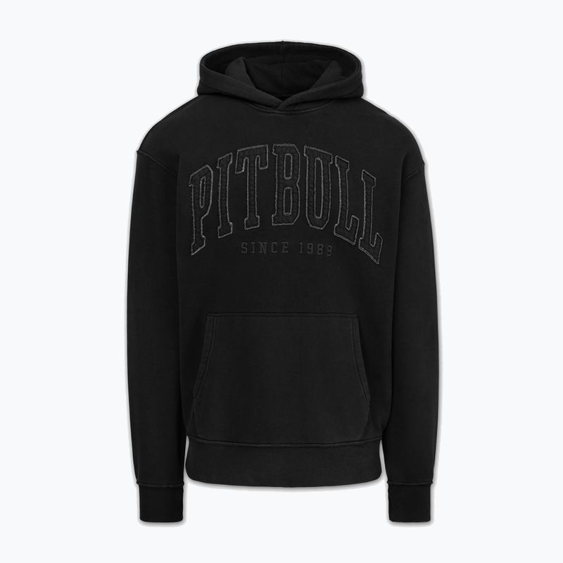 Чоловіча худі Pitbull Orlando Hooded washed dark graphite 3