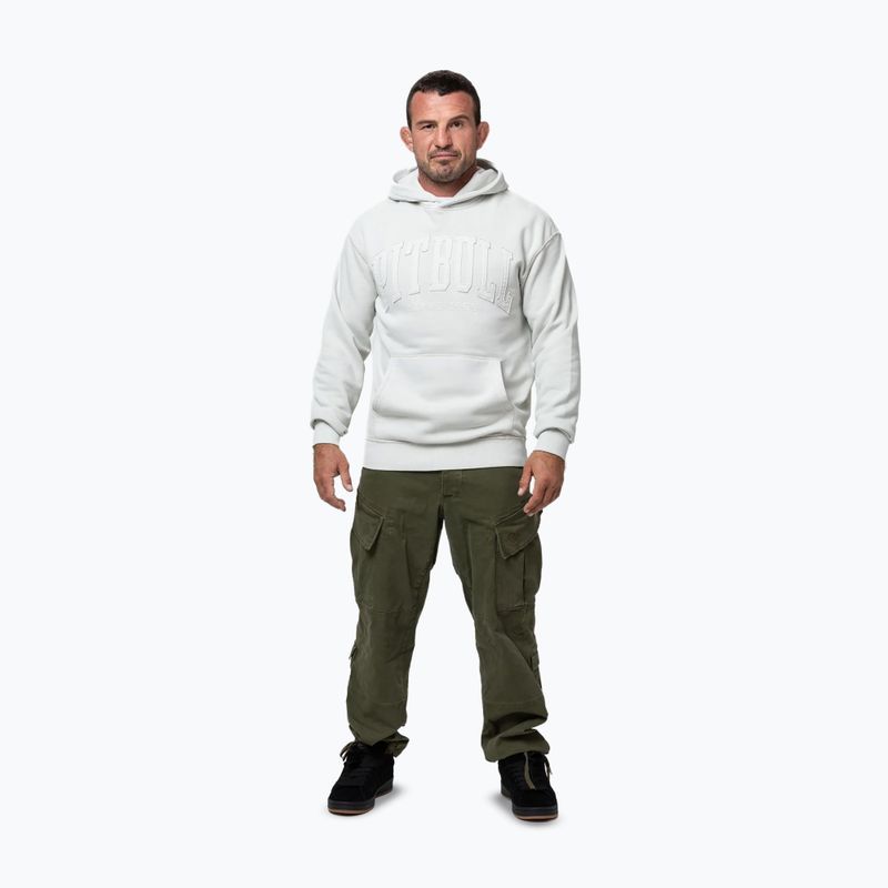 Кофта чоловіча Pitbull Orlando Hooded white stone 2