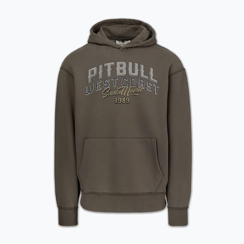 Кофта чоловіча Pitbull Santa Muerte Hooded major olive 5