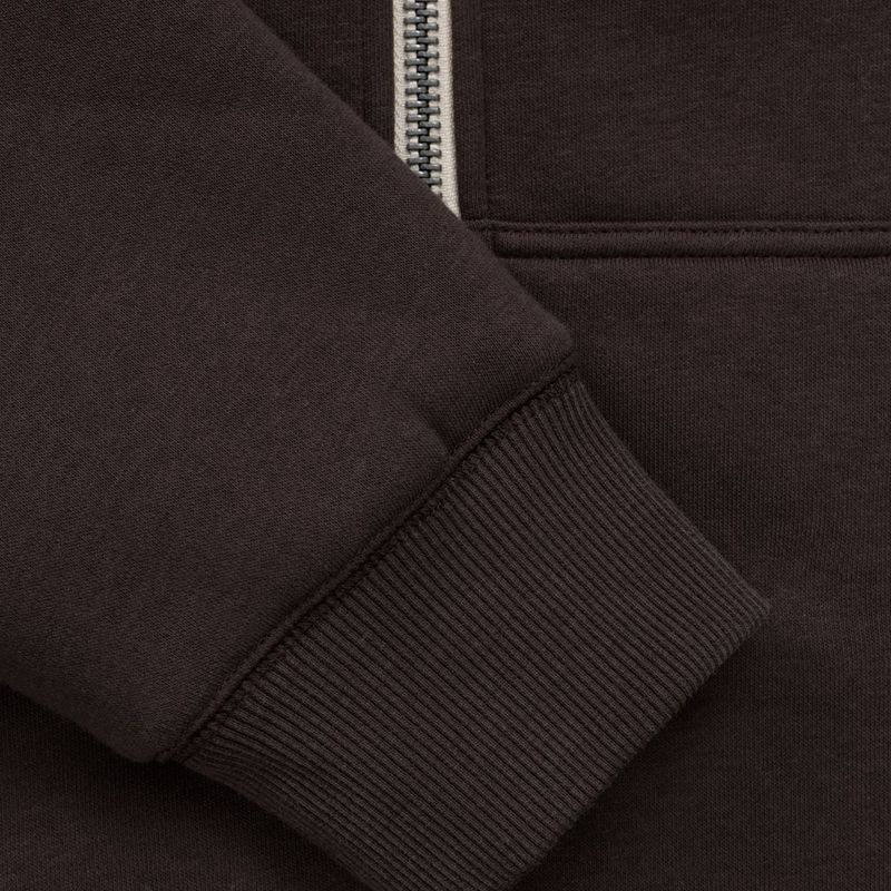 Кофта чоловіча Pitbull Ruffin Detroit Hooded Zip dark chocolate 10