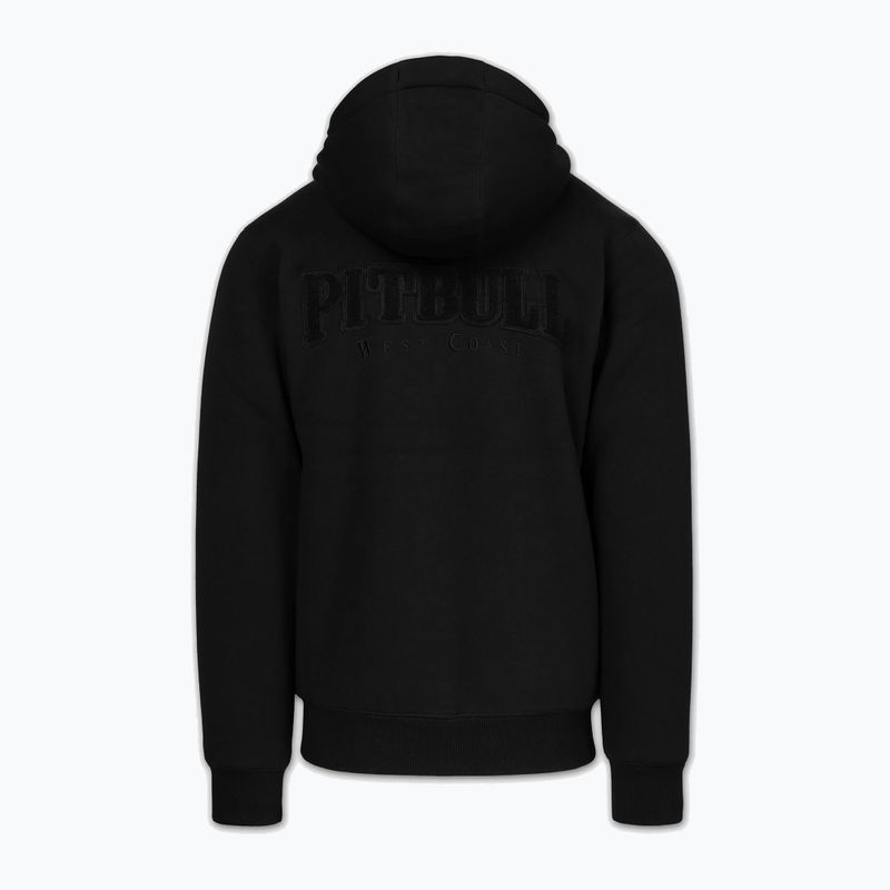 Кофта чоловіча Pitbull Ruffin Detroit Hooded Zip black/black 7