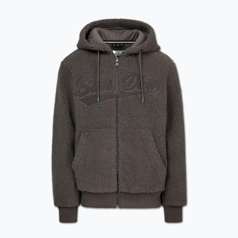 Чоловіча худі Pitbull Galaxy Hooded Zip taupe 5