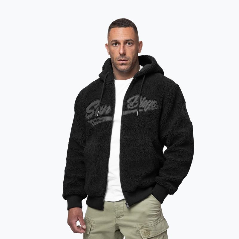 Кофта чоловіча Pitbull Galaxy Hooded Zip black 3