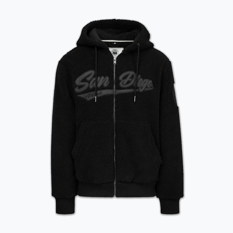 Чоловіча худі Pitbull Galaxy Hooded Zip black 5