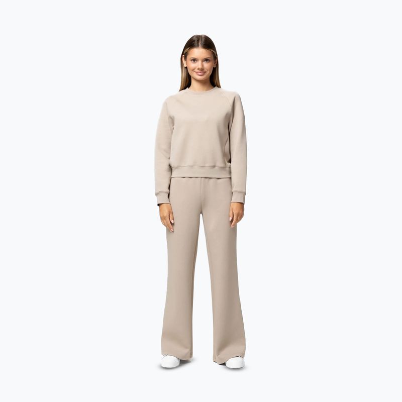 Кофта жіноча Pitbull Discovery Crewneck Sweatshirt cappuccino 2