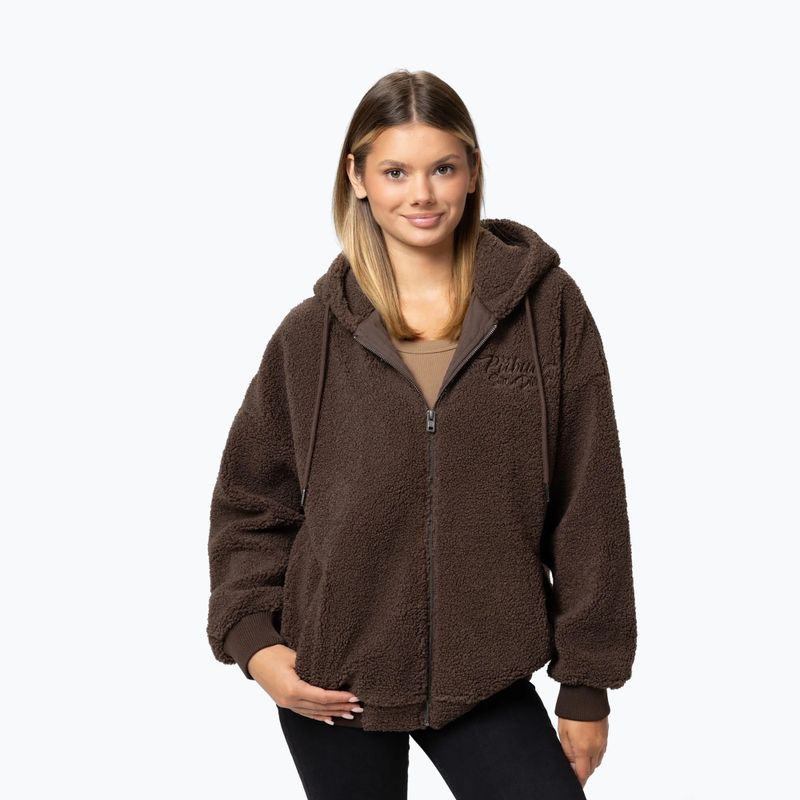 Кофта жіноча Pitbull Daisy Hooded Zip dark chocolate