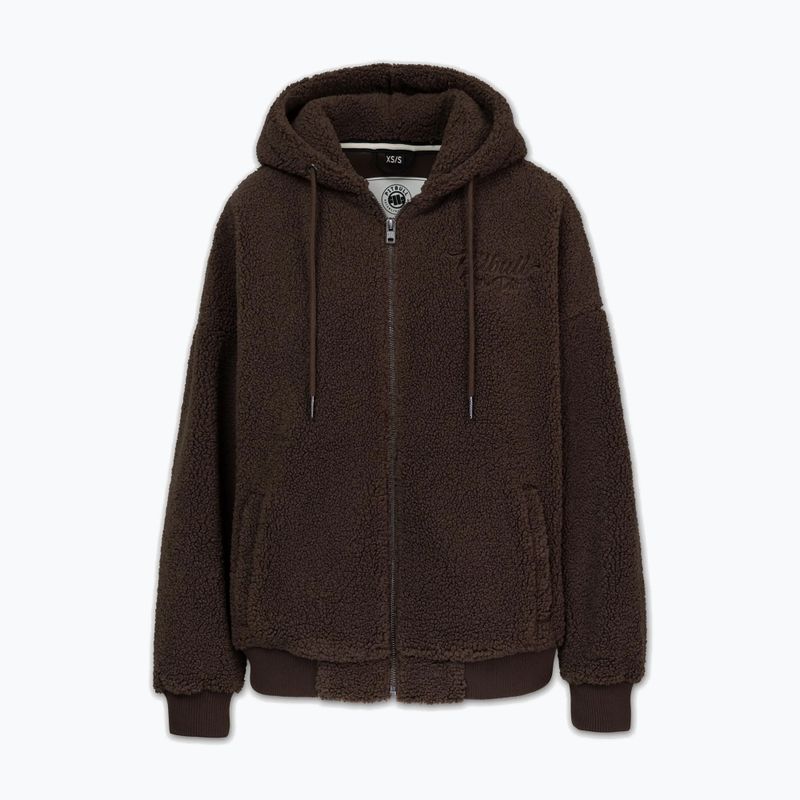 Кофта жіноча Pitbull Daisy Hooded Zip dark chocolate 6
