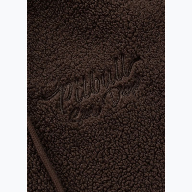 Кофта жіноча Pitbull Daisy Hooded Zip dark chocolate 9