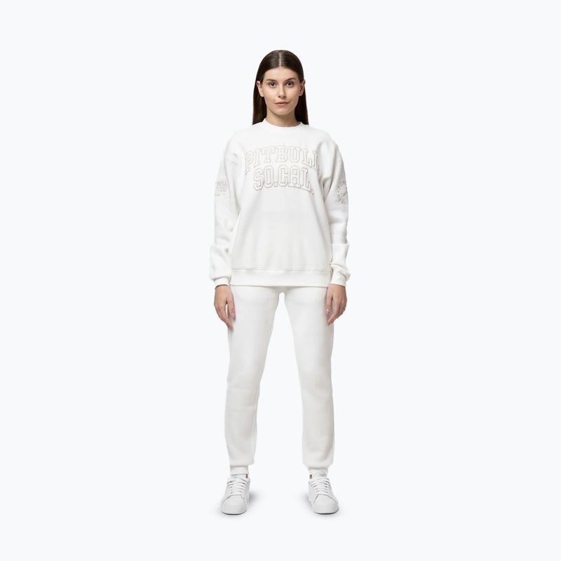 Кофта жіноча Pitbull Crewneck Fiora off white 2