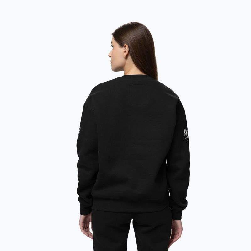 Жіноча толстовка Pitbull Crewneck Fiora black/black 3
