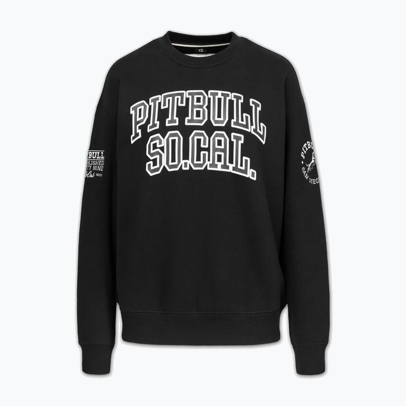 Кофта жіноча Pitbull Crewneck Fiora black/black 5