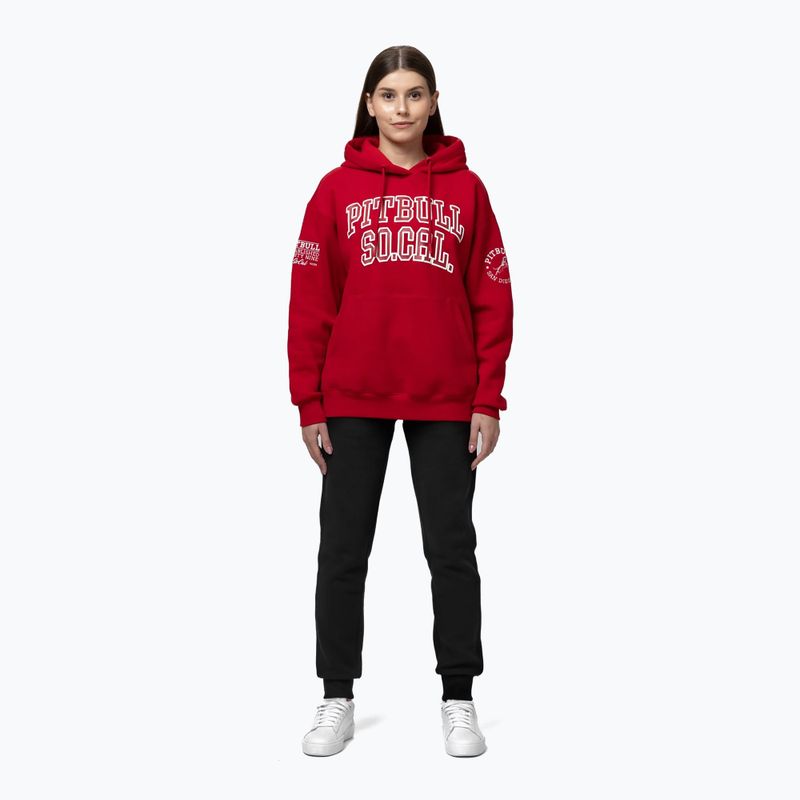 Кофта жіноча Pitbull Fiora Hooded wild red 2