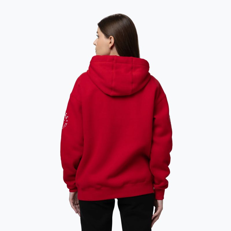 Жіноче худі Pitbull Fiora Hooded wild red 3