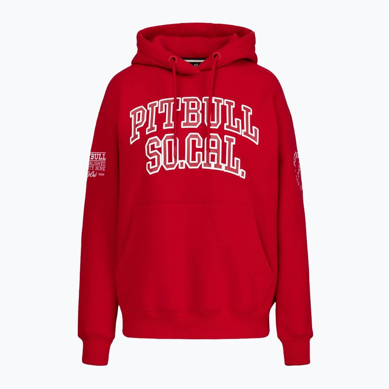 Жіноче худі Pitbull Fiora Hooded wild red 4