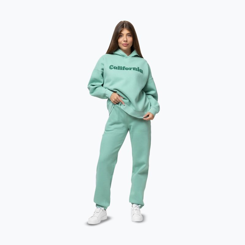 Кофта жіноча Pitbull California Hooded light mint 2