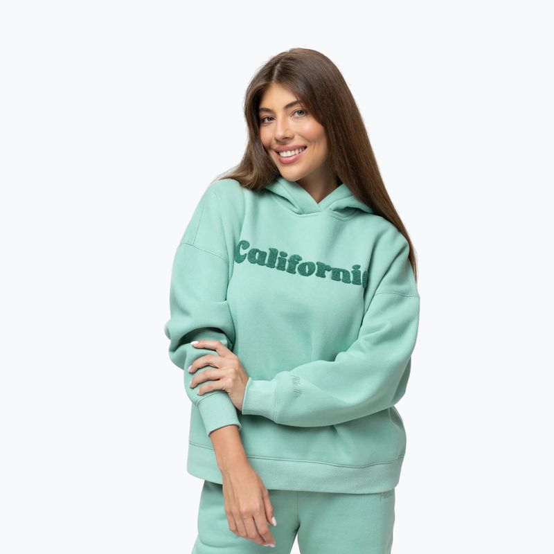 Жіноче худі Pitbull California Hooded light mint 4