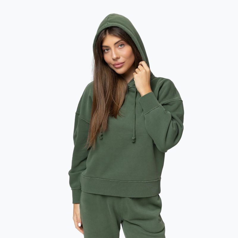 Кофта жіноча Pitbull Lovia Hooded sage green 4