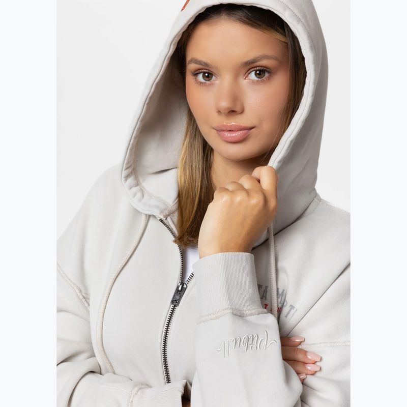Кофта жіноча Pitbull Santa Muerte Hooded Zip white stone 5