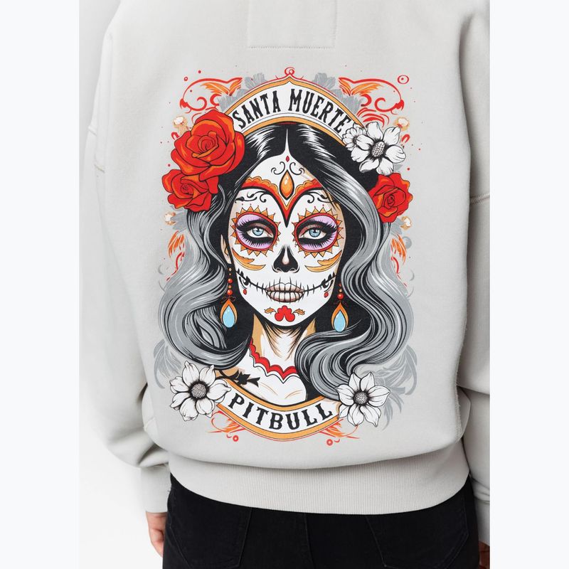 Кофта жіноча Pitbull Santa Muerte Hooded Zip white stone 7