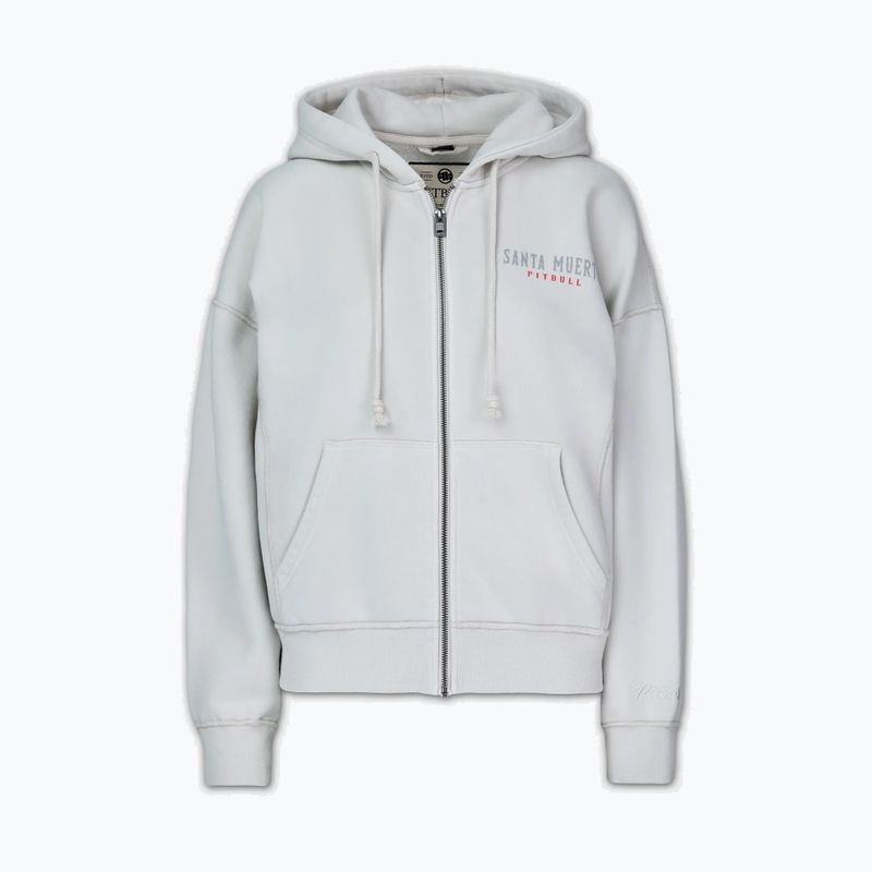 Кофта жіноча Pitbull Santa Muerte Hooded Zip white stone 8