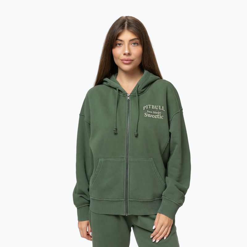 Кофта жіноча Pitbull Sweetie Hooded Zip sage green