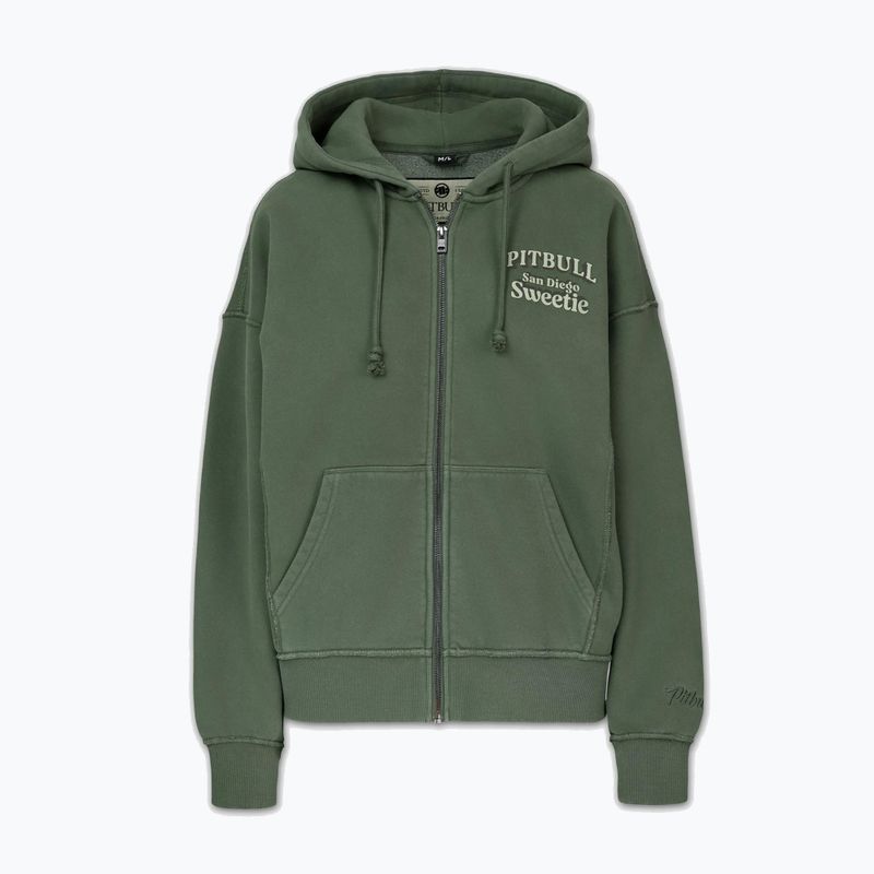 Кофта жіноча Pitbull Sweetie Hooded Zip sage green 6