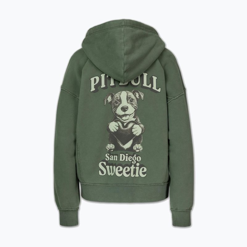 Кофта жіноча Pitbull Sweetie Hooded Zip sage green 7