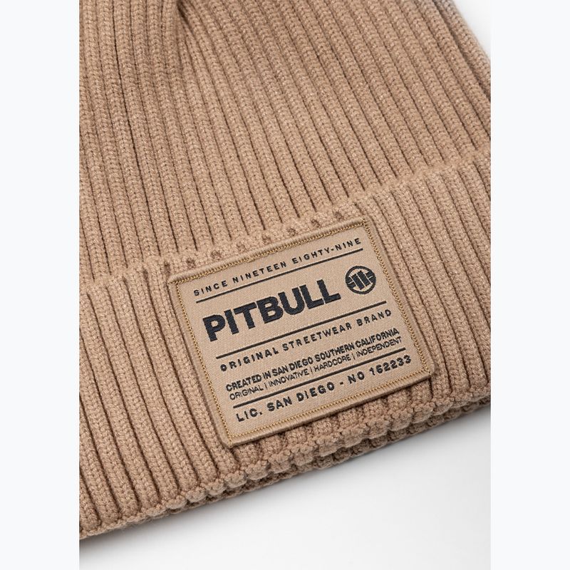 Шапка зимова Pitbull Beanie Dock sand 2