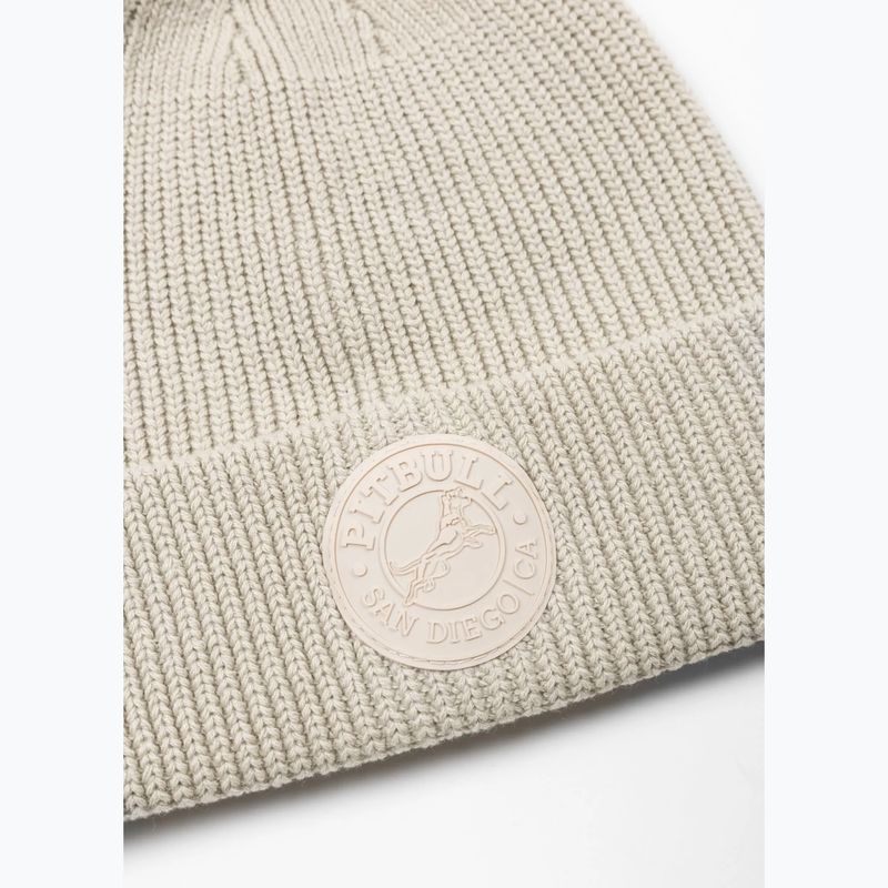 Шапка зимова Pitbull Beanie San Diego Ca white stone 2