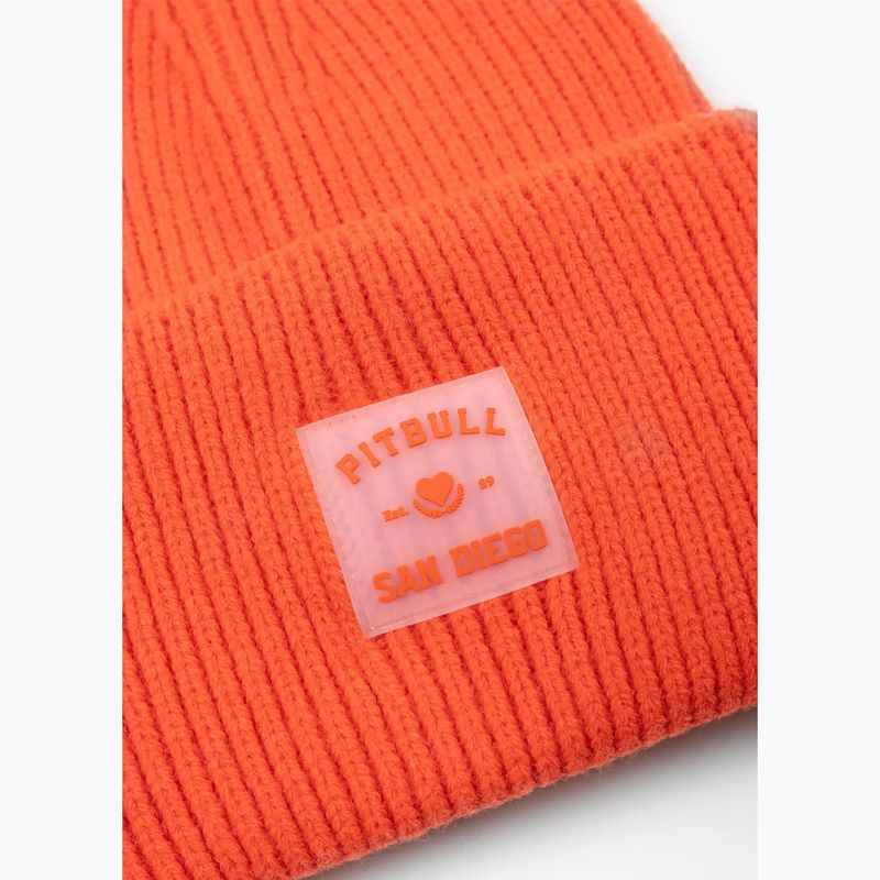 Зимова шапка Pitbull Beanie Love PB fluorescent orange 2