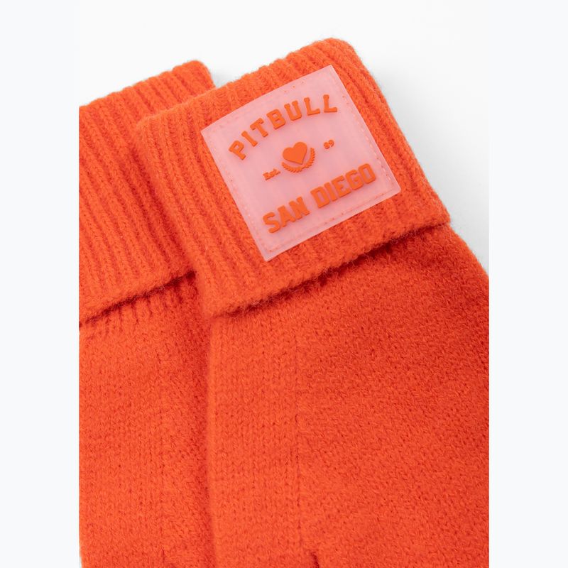 Рукавички Pitbull Love PB fluorescent orange 2