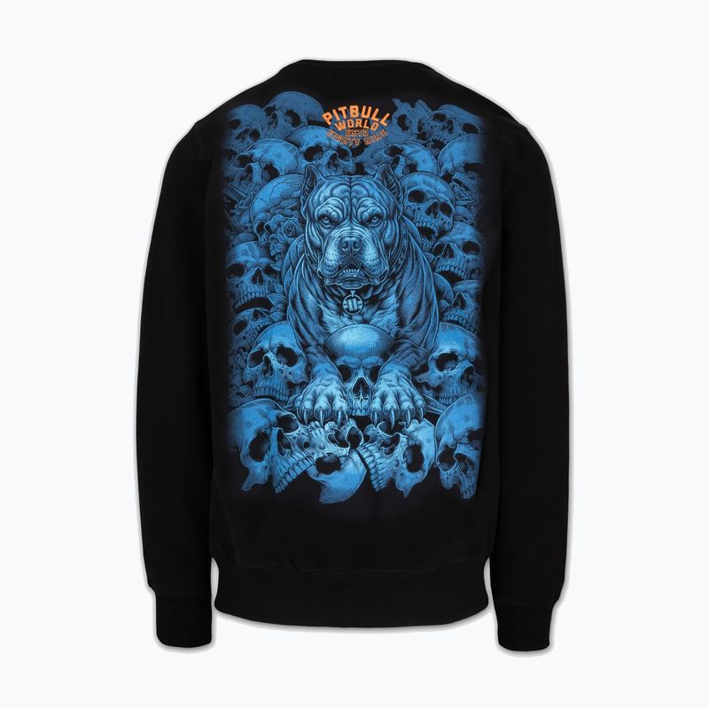 Чоловічий світшот Pitbull Crewneck Guardian Angel black 2