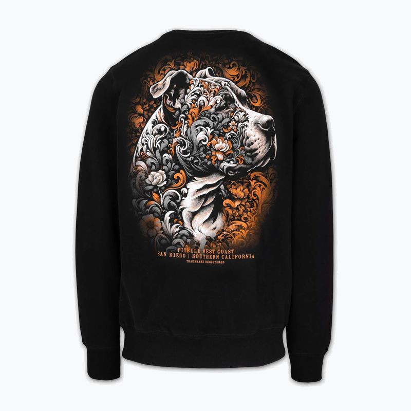 Кофта чоловіча Pitbull Crewneck Tattoo black 2