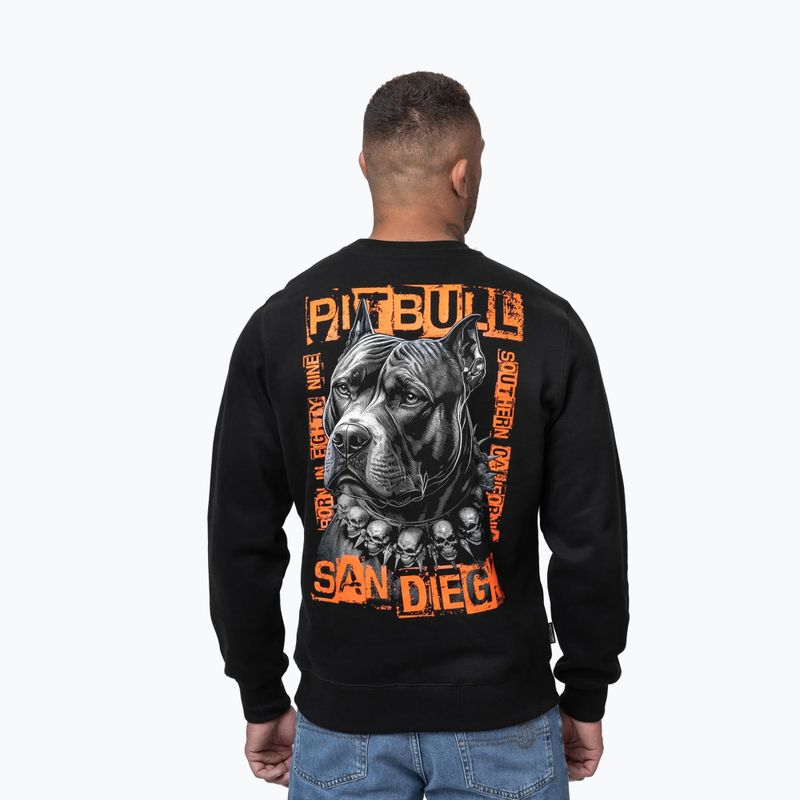 Кофта чоловіча Pitbull Crewneck Blacky black 3