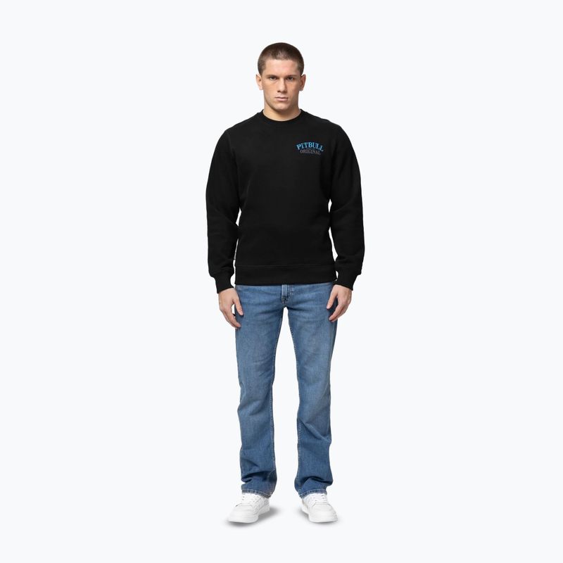 Кофта чоловіча Pitbull Crewneck Midnight black 2