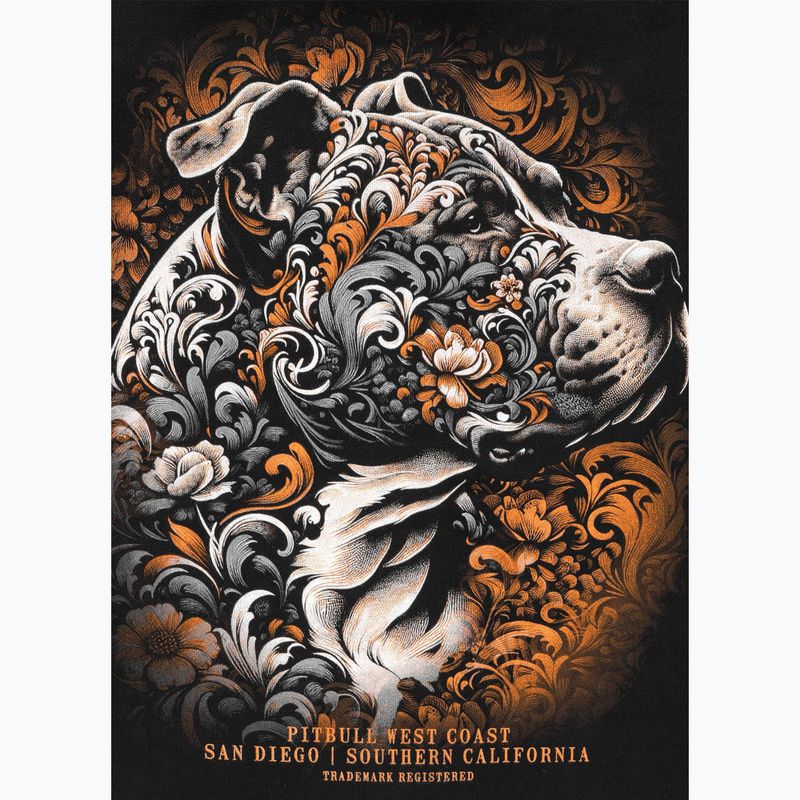 Чоловіча худі Pitbull Tattoo Hooded black 5