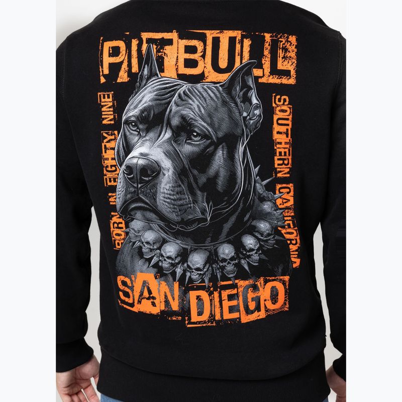 Чоловіче худі Pitbull Blacky Hooded black 3
