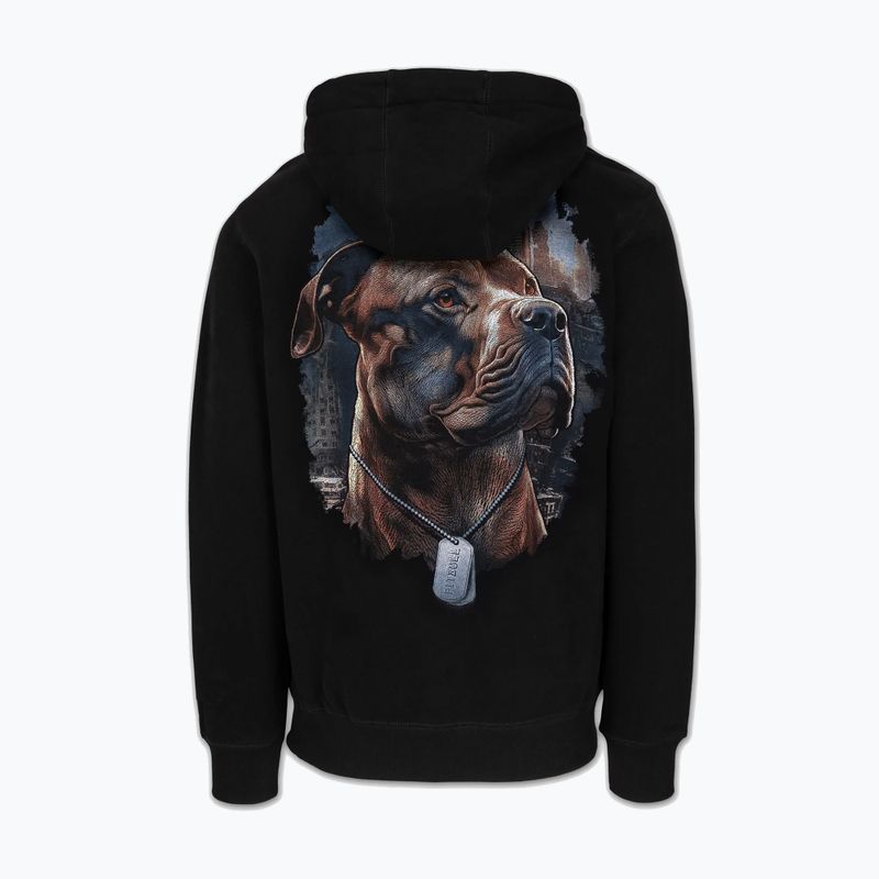 Чоловіча худі Pitbull Hero Hooded black 2