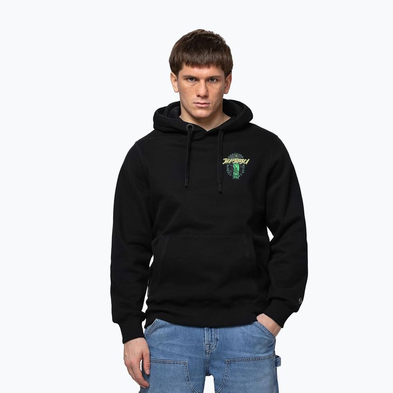 Кофта чоловіча Pitbull Bjj Fight Dvsn Hooded black
