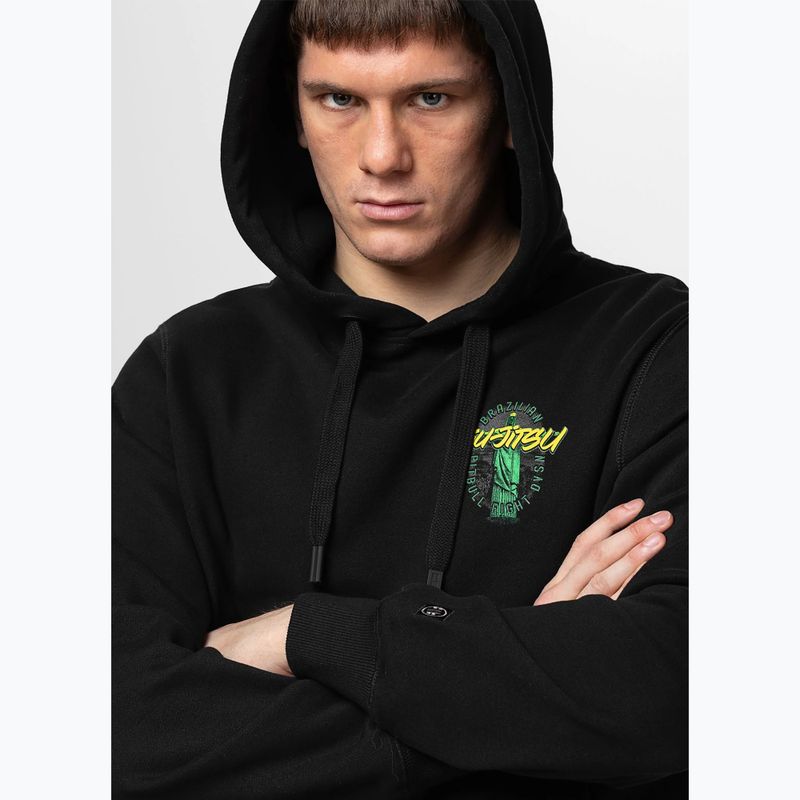 Кофта чоловіча Pitbull Bjj Fight Dvsn Hooded black 4