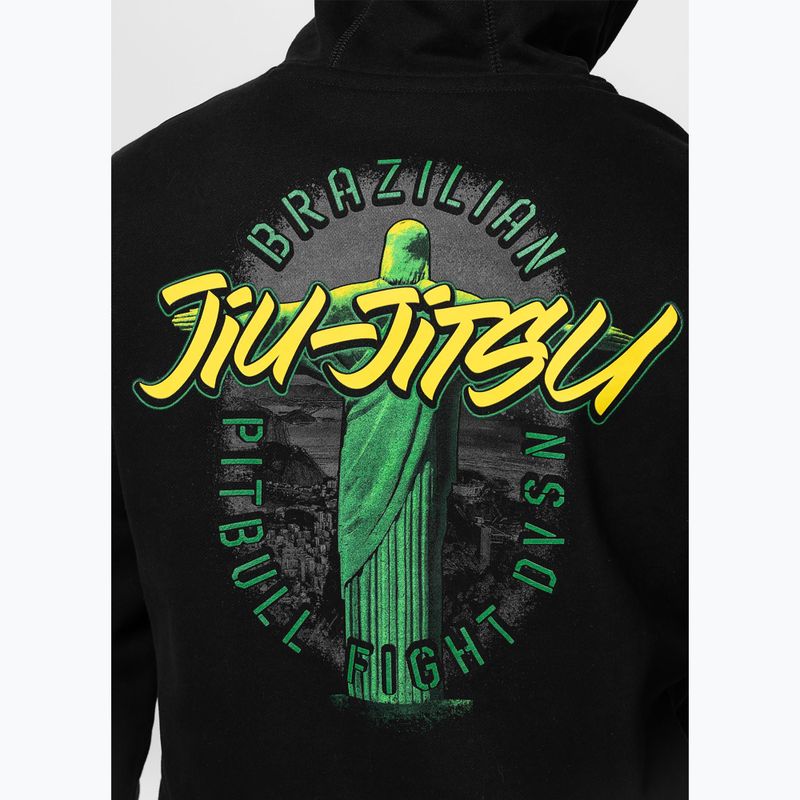 Кофта чоловіча Pitbull Bjj Fight Dvsn Hooded black 5