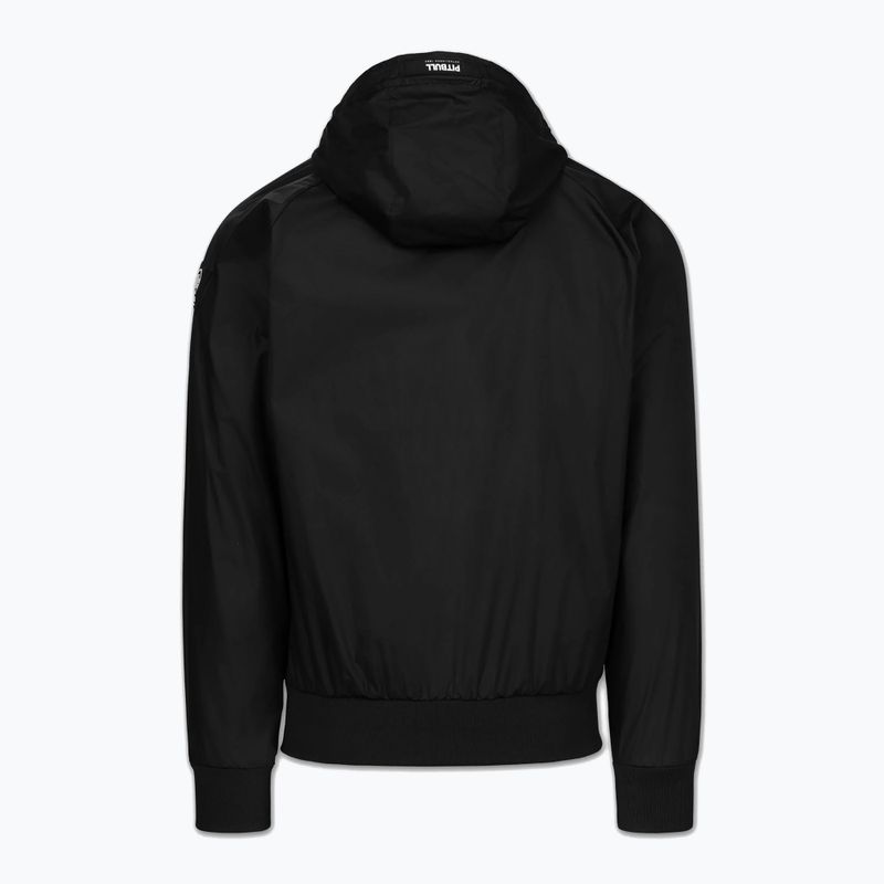 Куртка чоловіча Pitbull Athletic Logo Nylon Hooded black 6