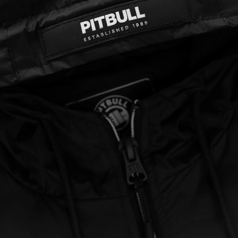 Куртка чоловіча Pitbull Athletic Logo Nylon Hooded black 9