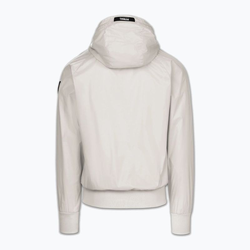Куртка чоловіча Pitbull Athletic Logo Nylon Hooded light sand 6