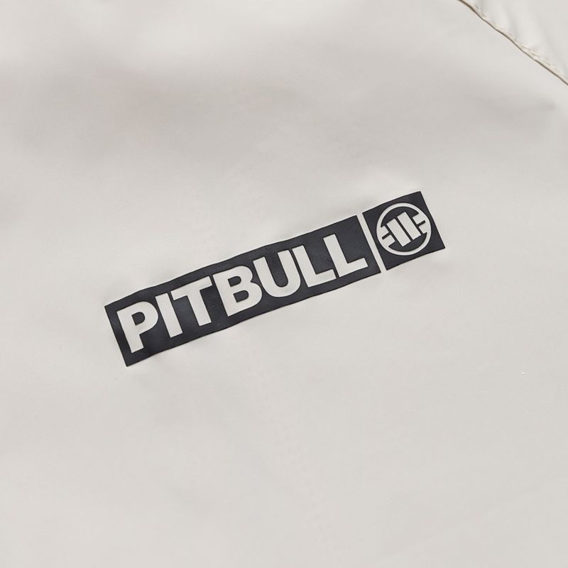 Куртка чоловіча Pitbull Athletic Logo Nylon Hooded light sand 9